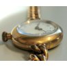 ANTICO OROLOGIO POLSO DORATO epoca 900 OLD GOLDEN POCKET WATCH braccialetto LADY
