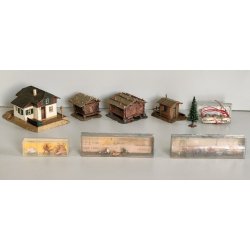 GRANDE LOTTO Marklin scala H0 Binari Catenaria ACCESSORI DIORAMI Faller Kibri