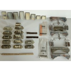 GRANDE LOTTO Marklin scala H0 Binari Catenaria ACCESSORI DIORAMI Faller Kibri