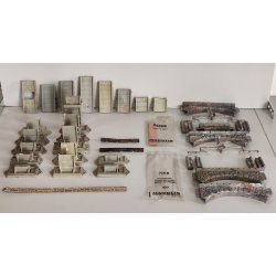 GRANDE LOTTO Marklin scala H0 Binari Catenaria ACCESSORI DIORAMI Faller Kibri