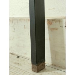 ATTACCAPANNI con PANCA anni 60 Metallo Legno APPENDIABITI VINTAGE Modernariato