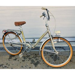 Raphael Geminiani BICICLETTA PIEGHEVOLE anni 70 FRENI FARI city bike RUOTE 24''