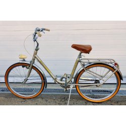 Raphael Geminiani BICICLETTA PIEGHEVOLE anni 70 FRENI FARI city bike RUOTE 24''