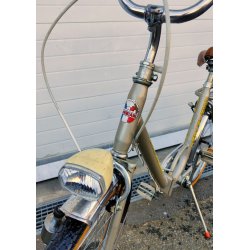 Raphael Geminiani BICICLETTA PIEGHEVOLE anni 70 FRENI FARI city bike RUOTE 24''