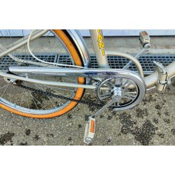 Raphael Geminiani BICICLETTA PIEGHEVOLE anni 70 FRENI FARI city bike RUOTE 24''