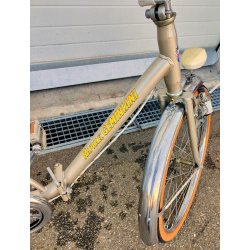 Raphael Geminiani BICICLETTA PIEGHEVOLE anni 70 FRENI FARI city bike RUOTE 24''