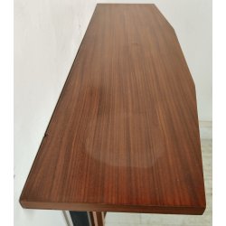 CONSOLLE con SPECCHIO anni 60 Metallo Legno ETAGERE MIRROR VINTAGE Modernariato