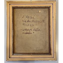 RITRATTO DIPINTO OLIO A. Rossi "Le scarpe della modella" RITRATTO NUDO FEMMINILE