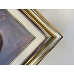 RITRATTO DIPINTO OLIO A. Rossi "Le scarpe della modella" RITRATTO NUDO FEMMINILE