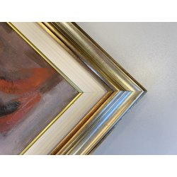 RITRATTO DIPINTO OLIO A. Rossi "Le scarpe della modella" RITRATTO NUDO FEMMINILE