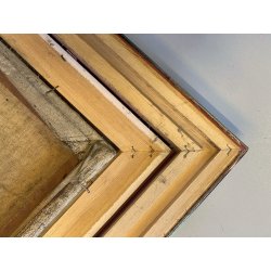 RITRATTO DIPINTO OLIO A. Rossi "Le scarpe della modella" RITRATTO NUDO FEMMINILE