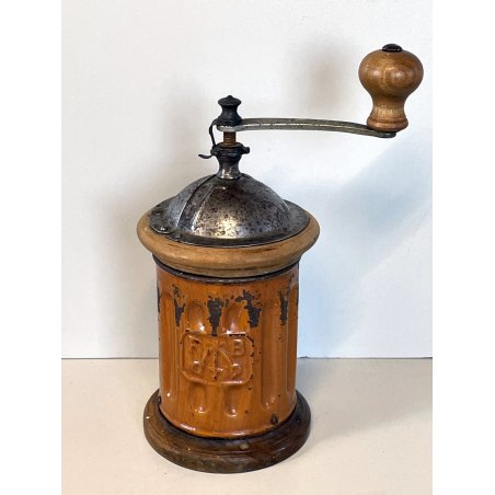 ANTICO MACININO marca TRE SPADE MACINA CAFFE PEPE GRINDER LEGNO primi '900