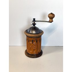 ANTICO MACININO marca TRE SPADE MACINA CAFFE PEPE GRINDER LEGNO primi '900