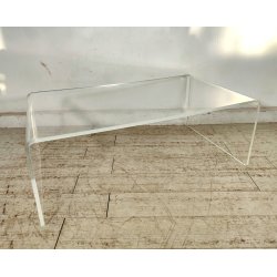 TAVOLINO a PONTE SALOTTO Design ANNI 70 Italia VINTAGE Plexiglass Coffee Table
