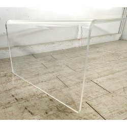 TAVOLINO a PONTE SALOTTO Design ANNI 70 Italia VINTAGE Plexiglass Coffee Table