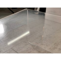TAVOLINO a PONTE SALOTTO Design ANNI 70 Italia VINTAGE Plexiglass Coffee Table