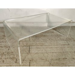 TAVOLINO a PONTE SALOTTO Design ANNI 70 Italia VINTAGE Plexiglass Coffee Table