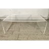 TAVOLINO a PONTE SALOTTO Design ANNI 70 Italia VINTAGE Plexiglass Coffee Table