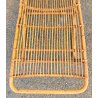 Chaise Longue RATTAN VIMINI BAMBU x SET GIARDINO Design Anni 60 SEDIA SDRAIO
