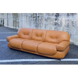 DIVANO 3 POSTI DESIGN Mobil Girgi MOD. Sapporo SOFA ARMCHAIR ANNI 70
