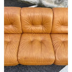 DIVANO 3 POSTI DESIGN Mobil Girgi MOD. Sapporo SOFA ARMCHAIR ANNI 70