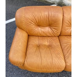 DIVANO 3 POSTI DESIGN Mobil Girgi MOD. Sapporo SOFA ARMCHAIR ANNI 70