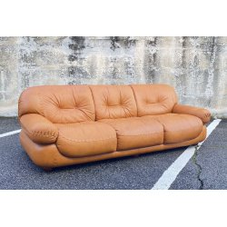 DIVANO 3 POSTI DESIGN Mobil Girgi MOD. Sapporo SOFA ARMCHAIR ANNI 70