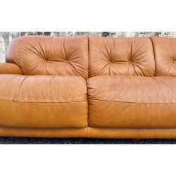 DIVANO 3 POSTI DESIGN Mobil Girgi MOD. Sapporo SOFA ARMCHAIR ANNI 70