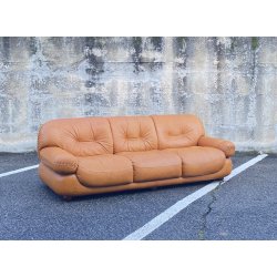 DIVANO 3 POSTI DESIGN Mobil Girgi MOD. Sapporo SOFA ARMCHAIR ANNI 70