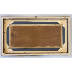 QUADRO DIPINTO OLIO N 1467 Eraldo Coda PAESAGGIO MARINA AMBURGO "Nel porto" 1955