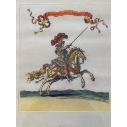 ANTICA COPPIA LITOGRAFIE FIGURE CAVALIERI A CAVALLO MUSEE LOUVRE CHALCOGRAPHE