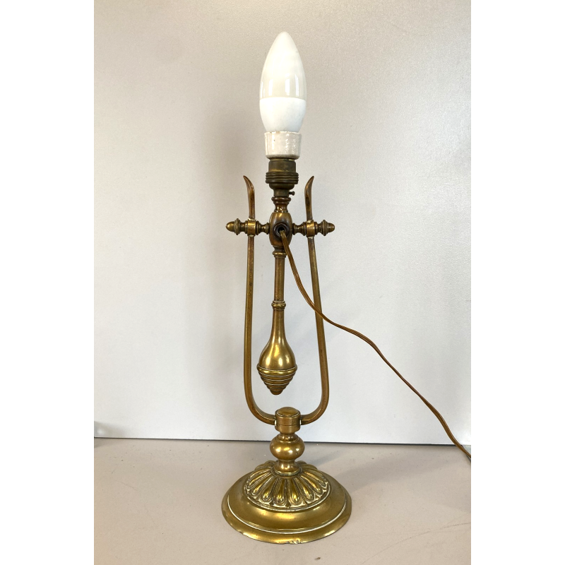 LAMPADA TAVOLO SCRIVANIA BRACCIO ORIENTABILE ABATJOUR  OTTONE TABLE LAMP  '40