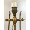 LAMPADA TAVOLO SCRIVANIA BRACCIO ORIENTABILE ABATJOUR  OTTONE TABLE LAMP  '40