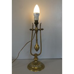 LAMPADA TAVOLO SCRIVANIA BRACCIO ORIENTABILE ABATJOUR  OTTONE TABLE LAMP  '40