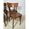 LOTTO 4 SEDIE STILE THONET ANTICHE LEGNO FAGGIO CURVATO PRIMI 1900 CHAIR OSTERIA