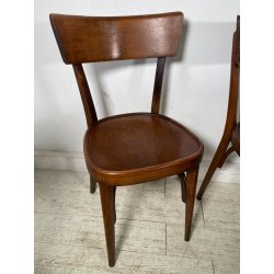 LOTTO 4 SEDIE STILE THONET ANTICHE LEGNO FAGGIO CURVATO PRIMI 1900 CHAIR OSTERIA