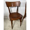 LOTTO 4 SEDIE STILE THONET ANTICHE LEGNO FAGGIO CURVATO PRIMI 1900 CHAIR OSTERIA