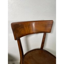 LOTTO 4 SEDIE STILE THONET ANTICHE LEGNO FAGGIO CURVATO PRIMI 1900 CHAIR OSTERIA