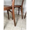 LOTTO 4 SEDIE STILE THONET ANTICHE LEGNO FAGGIO CURVATO PRIMI 1900 CHAIR OSTERIA