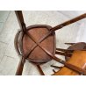 LOTTO 4 SEDIE STILE THONET ANTICHE LEGNO FAGGIO CURVATO PRIMI 1900 CHAIR OSTERIA