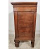 ANTICO COMODINO COMODA epoca 800 legno noce 2 VANI Anta Ribalta OLD NIGHTSTAND