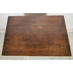 ANTICO COMODINO COMODA epoca 800 legno noce 2 VANI Anta Ribalta OLD NIGHTSTAND