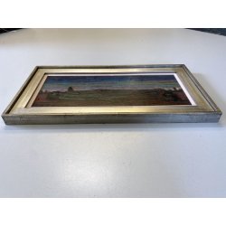 QUADRO DIPINTO OLIO F. Ferlenga ASTRATTO FIGURE DISTESE ARTE CONTEMPORANEA '71