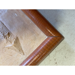 ANTICO BASSORILIEVO PLACCA DECORATIVA GESSO SCENA GENERE DANZA MUSICA ALPI '900