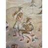 ANTICO BASSORILIEVO PLACCA DECORATIVA GESSO SCENA GENERE DANZA MUSICA ALPI '900