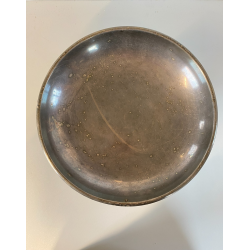 ANTICA ALZATA  CENTROTAVOLA  ALPACCA ARGENTATA F.lli Broggi  Milano ART DECO '30