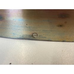 VASSOIO OVALE CENTROTAVOLA ARGENTATO BASE LEGNO MOGANO DESIGN MID CENTURY MODERN