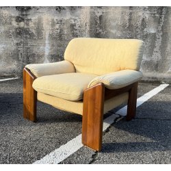 COPPIA POLTRONA Mario Marenco DESIGN 1970 Mobilgirgi ARMCHAIR LEGNO DIVANO ITALY