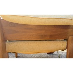 COPPIA POLTRONA Mario Marenco DESIGN 1970 Mobilgirgi ARMCHAIR LEGNO DIVANO ITALY