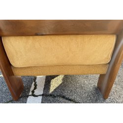 COPPIA POLTRONA Mario Marenco DESIGN 1970 Mobilgirgi ARMCHAIR LEGNO DIVANO ITALY